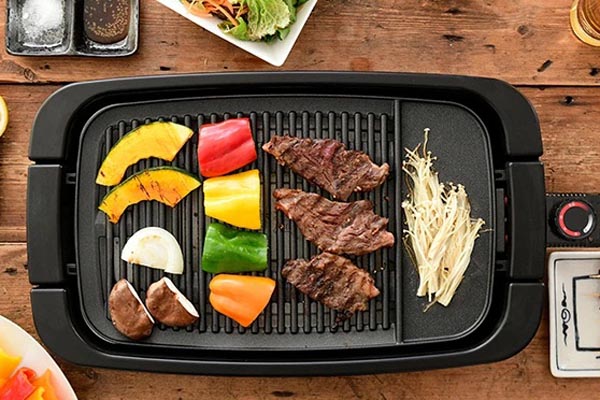 山善 煙を80 カットする焼肉グリル 隣でチーズフォンデュも同時に 家電 Watch