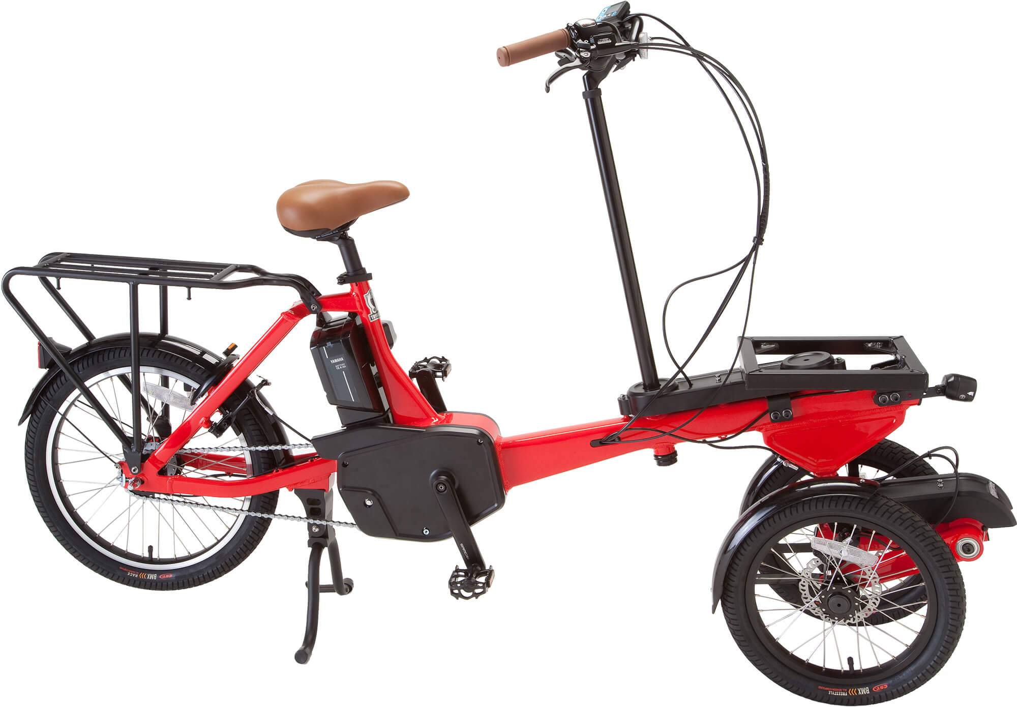 AOSL203　赤い三輪電動アシスト自転車 AOSL203 赤い三輪電動アシスト自転車