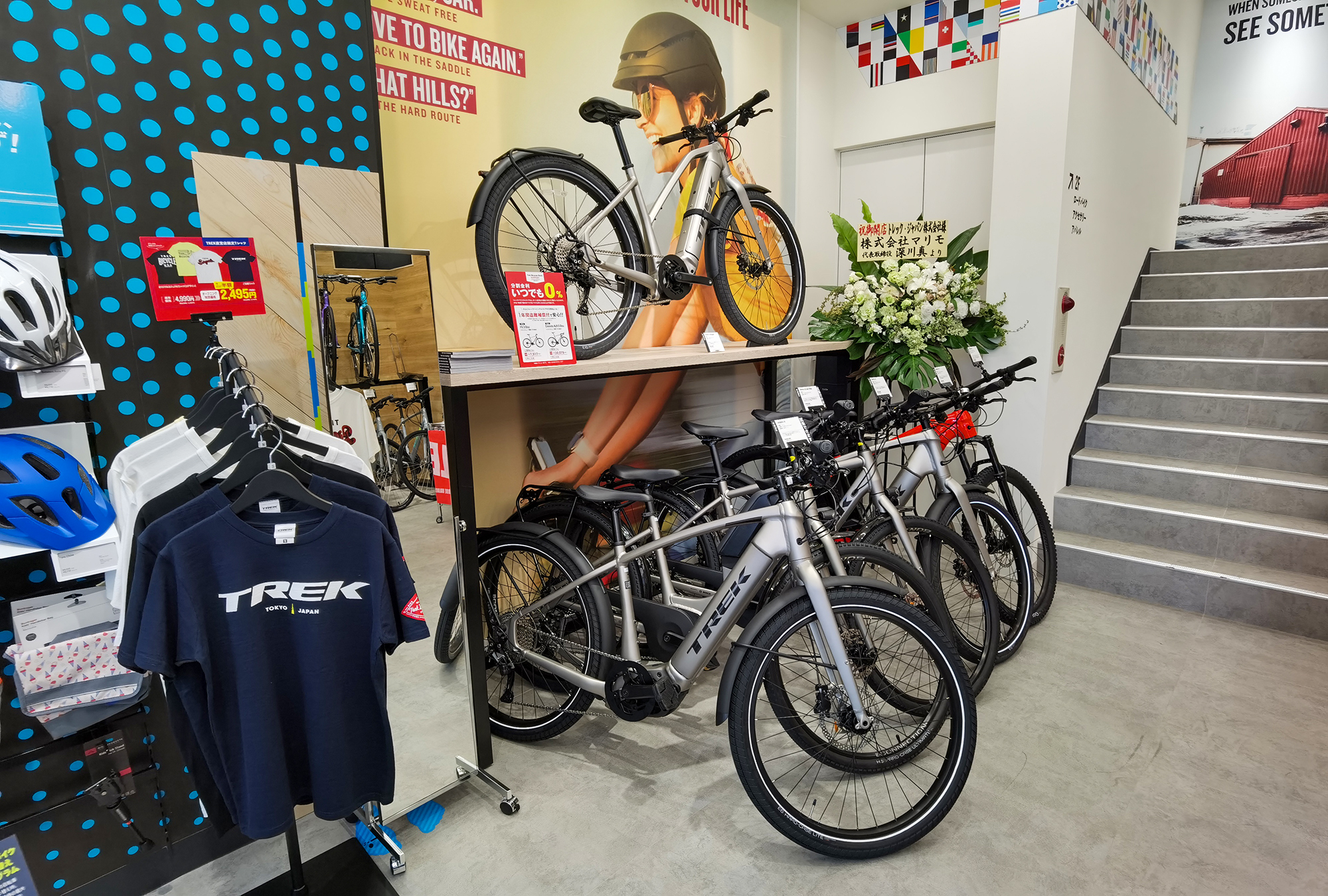 トレック、東京・神保町に国内18店舗目の直営店TREK Bicycle。e-bike 