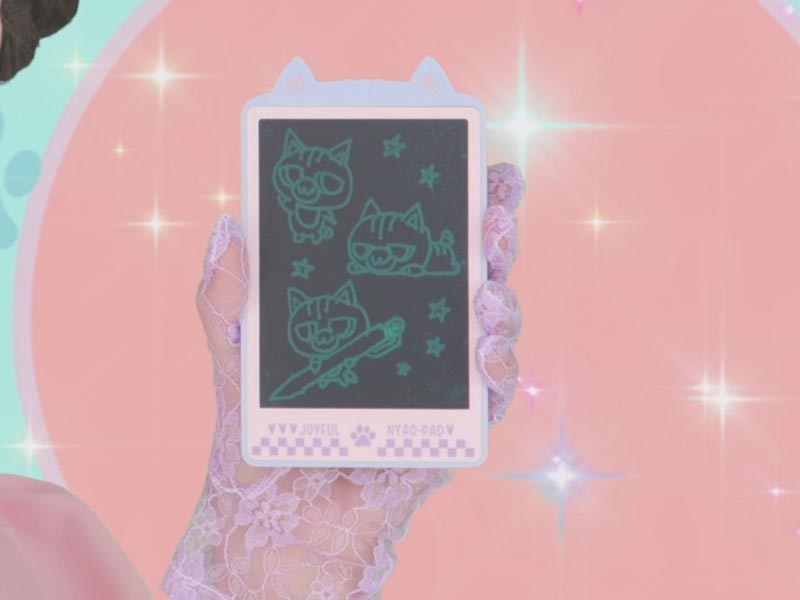 ちゃお 初のデジタル付録 何度も絵を描ける電子メモパッド 家電 Watch