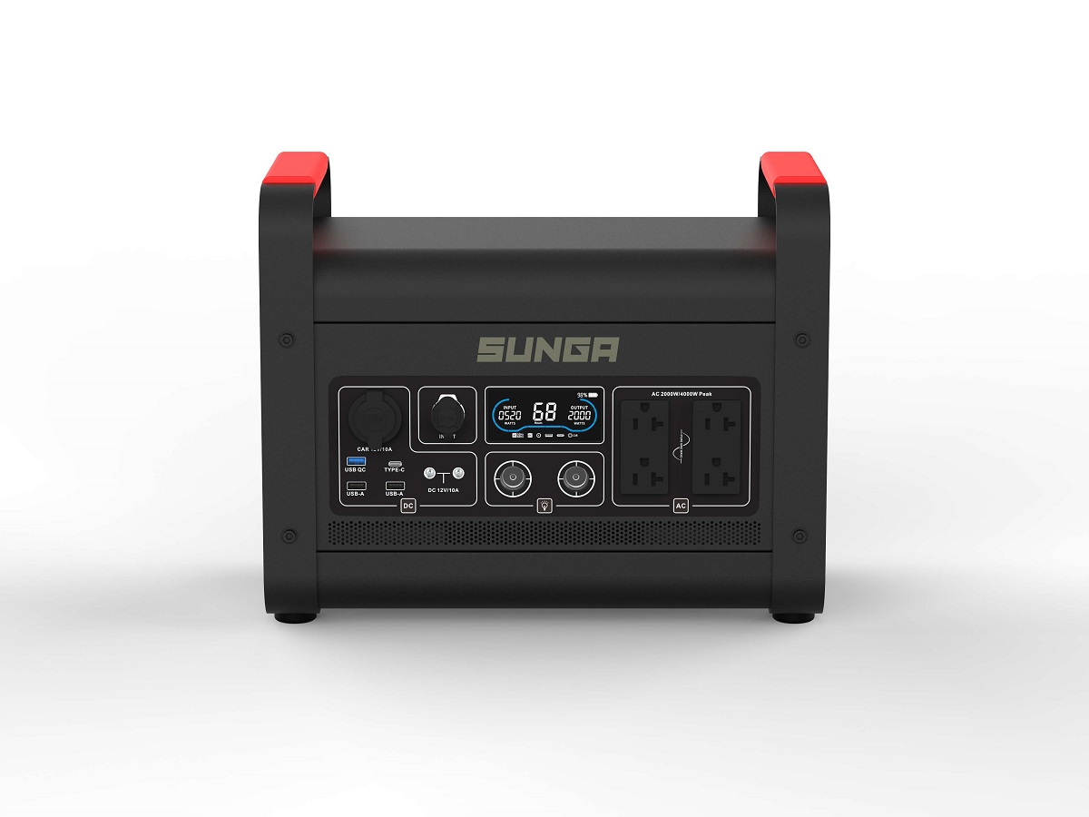 2,000W出力でレンジも使える大容量ポータブル電源。リン酸鉄リチウムで