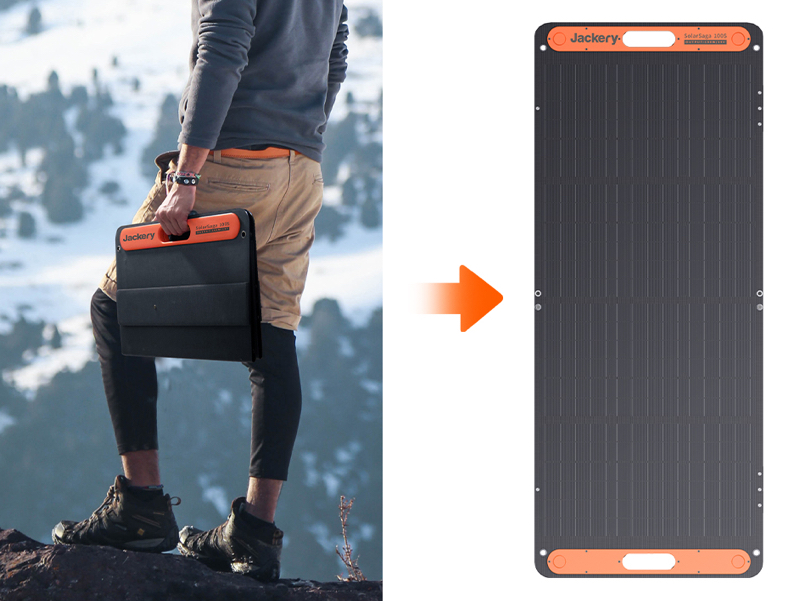 Jackery、四つ折りして小さく持ち運べる100Wソーラーパネル - 家電 Watch