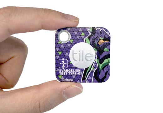 綾波×アスカなど、エヴァが忘れ物トラッカー「Tile」とコラボ - 家電 Watch