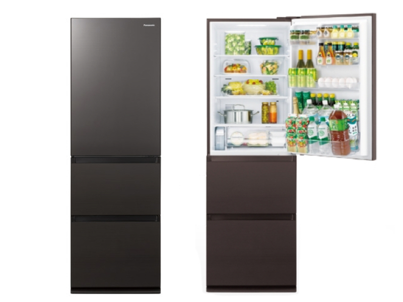 野菜室が真ん中、うす型で置きやすいパナソニックの3ドア冷蔵庫 - 家電 