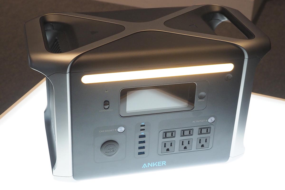 アンカー、超大容量1,229Whポータブル電源。テレビやレンジも使える 