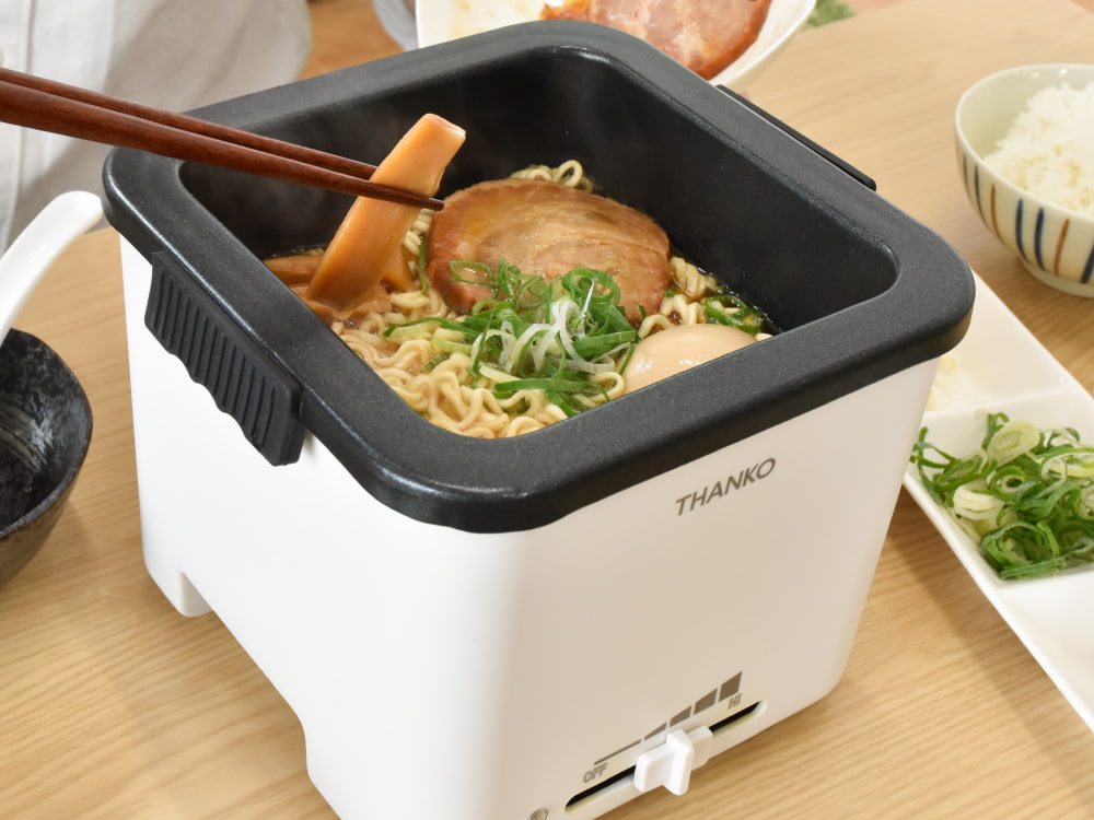 サンコー、おひとりさまのためのインスタント麺専用鍋 - 家電 Watch