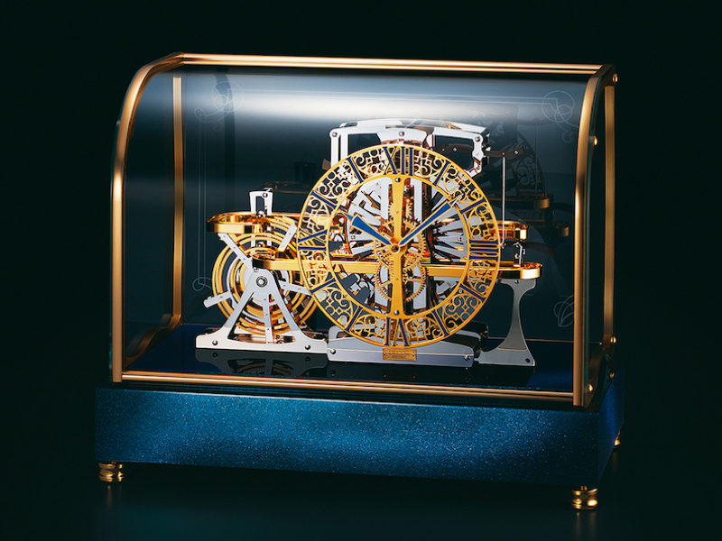 セイコー、「青銀河塗り」で星がきらめく660万円の置き時計 - 家電 Watch