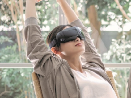 目もとをタッピングして癒すアイマスクが本日発売、ドクターエア