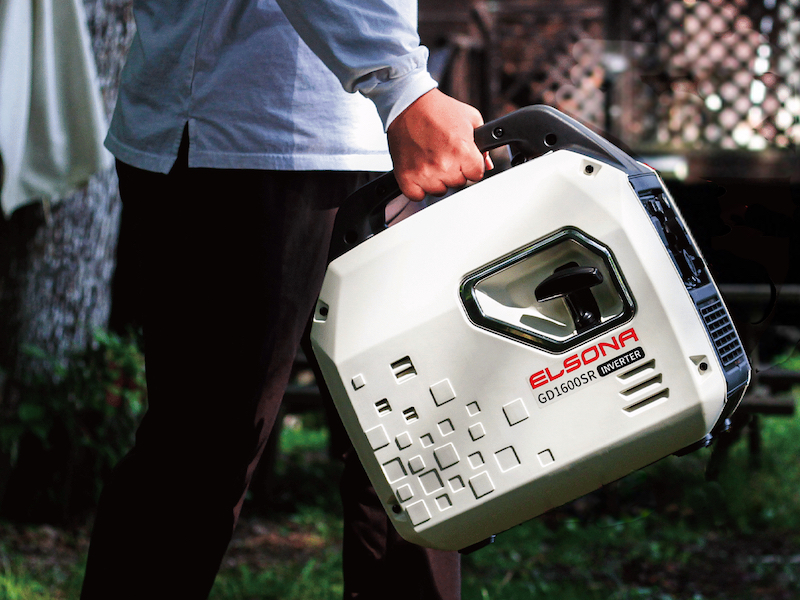 LPガスやガソリンから発電、非常時も家電を使えるポータブル発電機