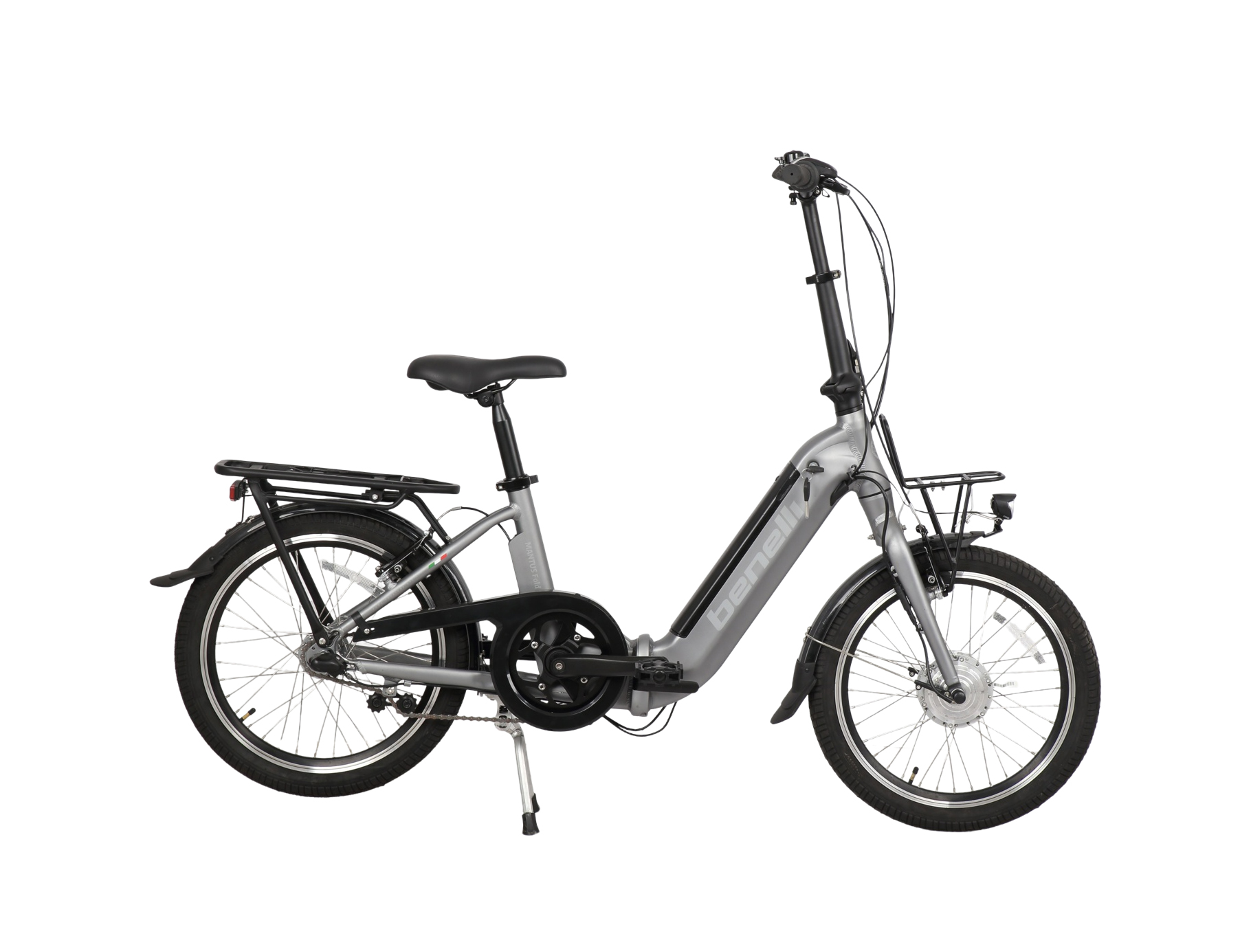 17万円台の折りたたみミニベロe-bike「MANTUS FOLD 20」。フレームに