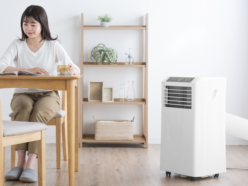 限定品得価スポットクーラー【最大12畳】冷却最大2.9kw 除湿最大38L/日　ノンドレン エアコン