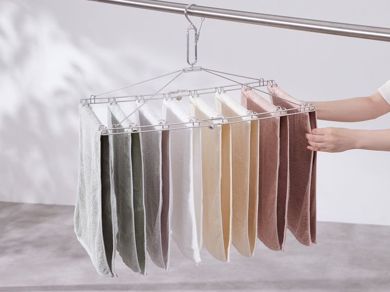 KEYUCA、タオルを干しやすい省スペースハンガー - 家電 Watch