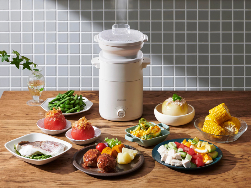 電気せいろ 蒸し器 電気蒸し器 2段 タイマー付き 蒸し器 肉まん