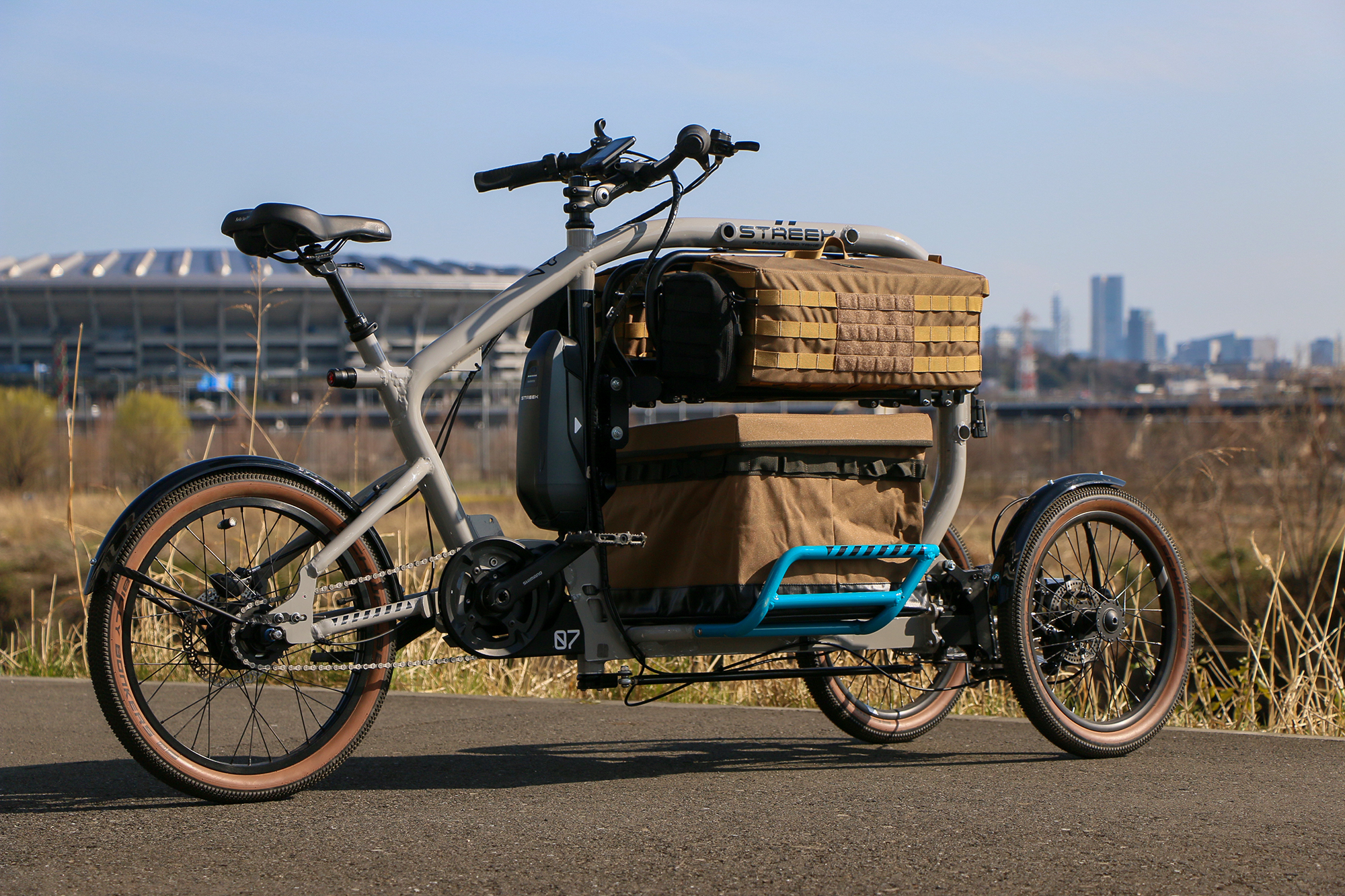 遂に市販開始の3輪カーゴe-bike「STREEK」試乗してきた!! 開発から8年のこだわりとは?【e-bike試乗レビュー】- 家電 Watch