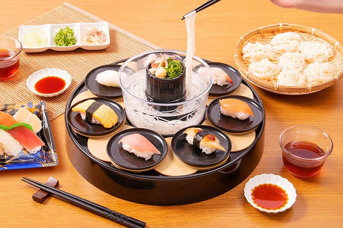 回転寿司　流しそうめん　 まとめ売り 回転寿司と流しそうめん同時に! 夢の二刀流マシン - 家電 Watch
