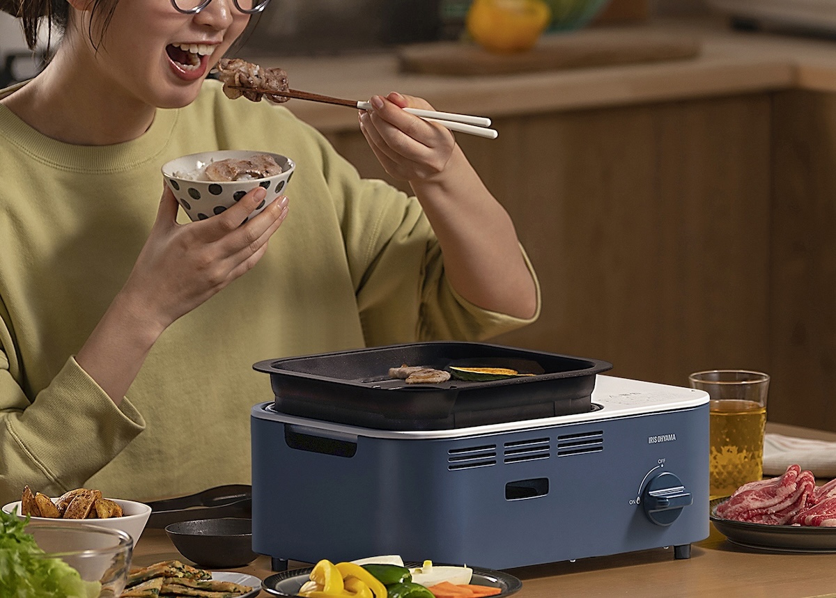 アイリスオーヤマ、焼肉の煙を抑えるカセットコンロ - 家電 Watch