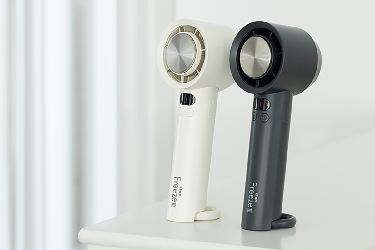100段階で風量設定、ひんやり冷却プレート付きハンディファン - 家電 Watch
