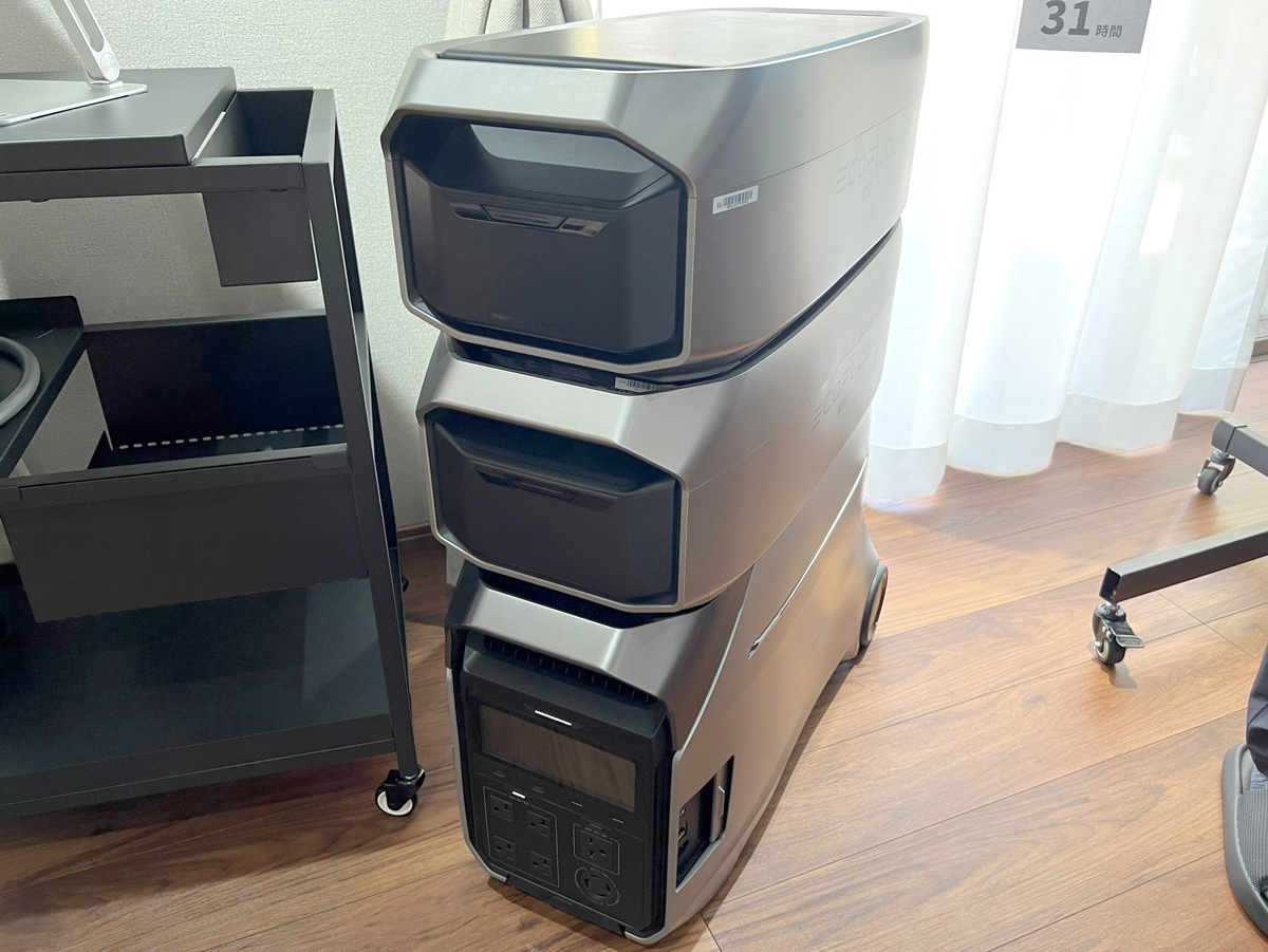 工事不要で導入できる蓄電池 エコフロー - 家電 Watch