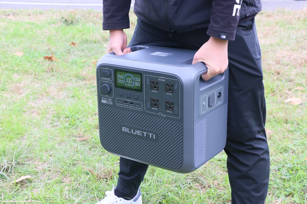 災害時クルマ避難も大丈夫? BLUETTIポータブル電源Elite 200 V2は
