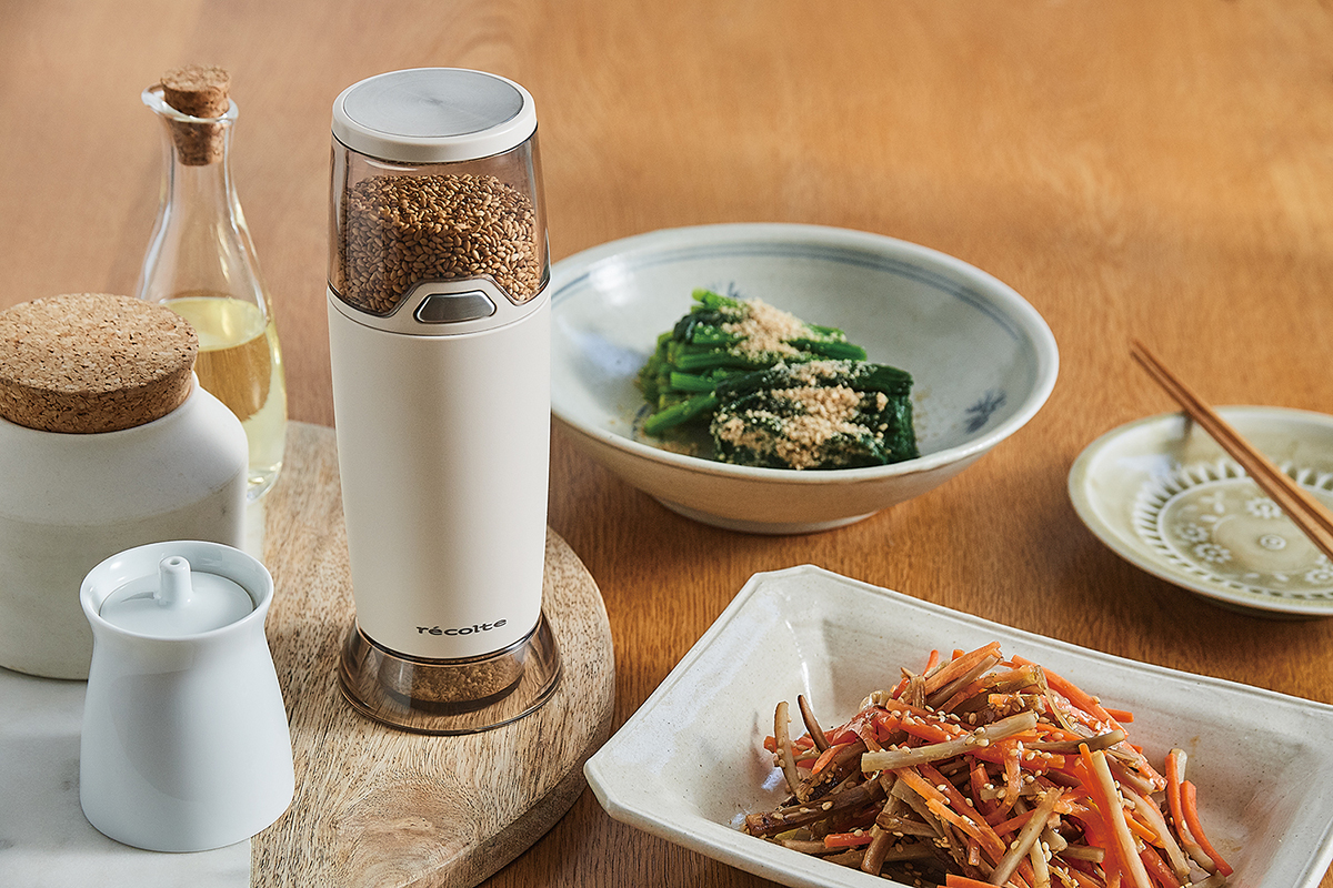 レコルト、挽きたてのすりごま楽しめる電動ゴマスリ - 家電 Watch