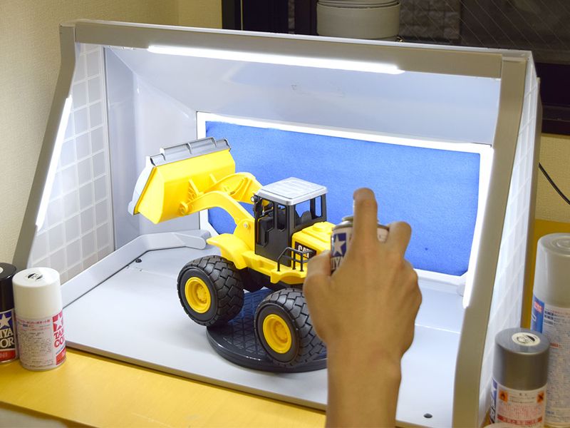 サンコーからプラモデルの塗装ブース ニオイ吸って排出 - 家電 Watch