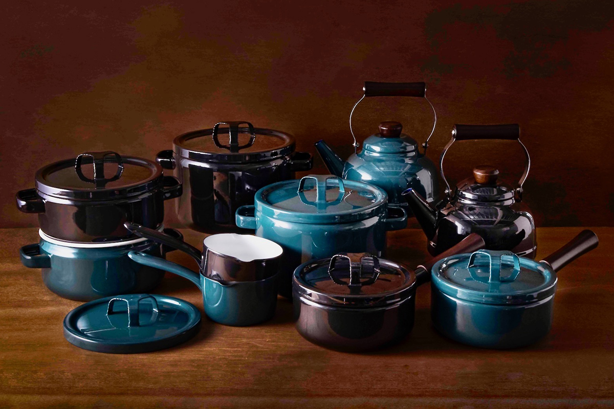 富士ホーロー、鉄色のホーロー鍋やケトル「匠シリーズ」 - 家電 Watch