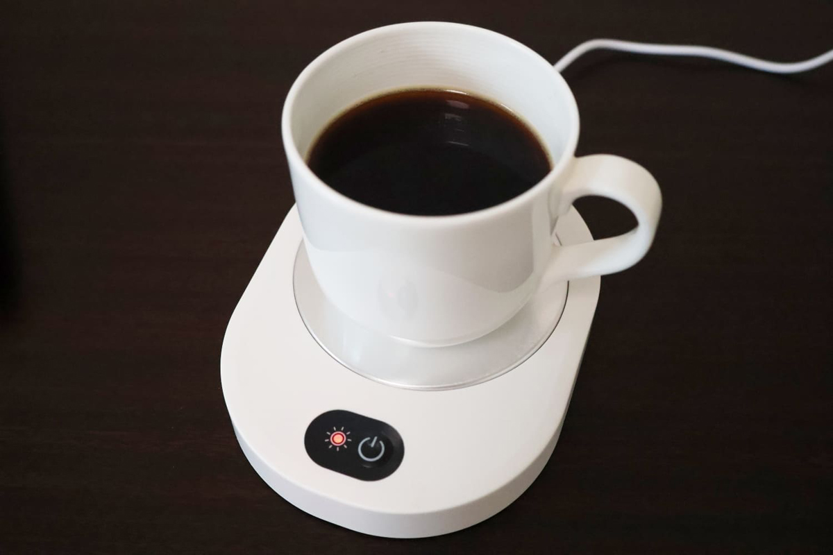ダイソーのカップウォーマーでコーヒー冷めずにキープできるか【家電ミニレビュー】