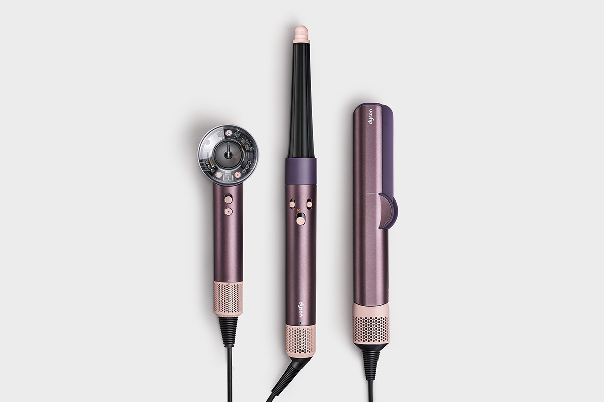 ダイソン、数量限定色ジャスパープラムのドライヤー&スタイラー