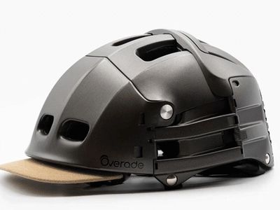 片手サイズに折りたためる自転車ヘルメット - 家電 Watch