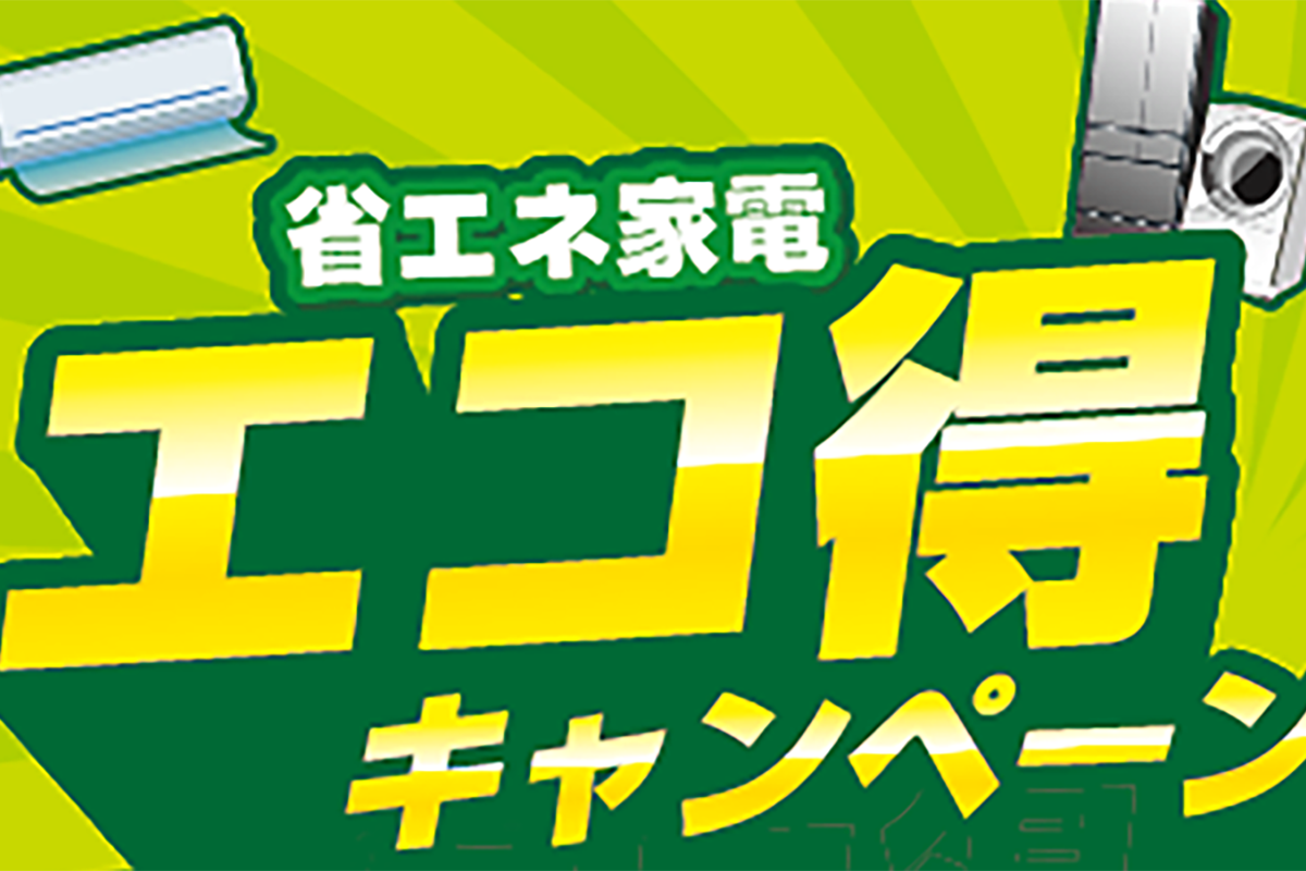 ノジマ、省エネ家電購入で最大2万円分のポイント還元 - 家電 Watch