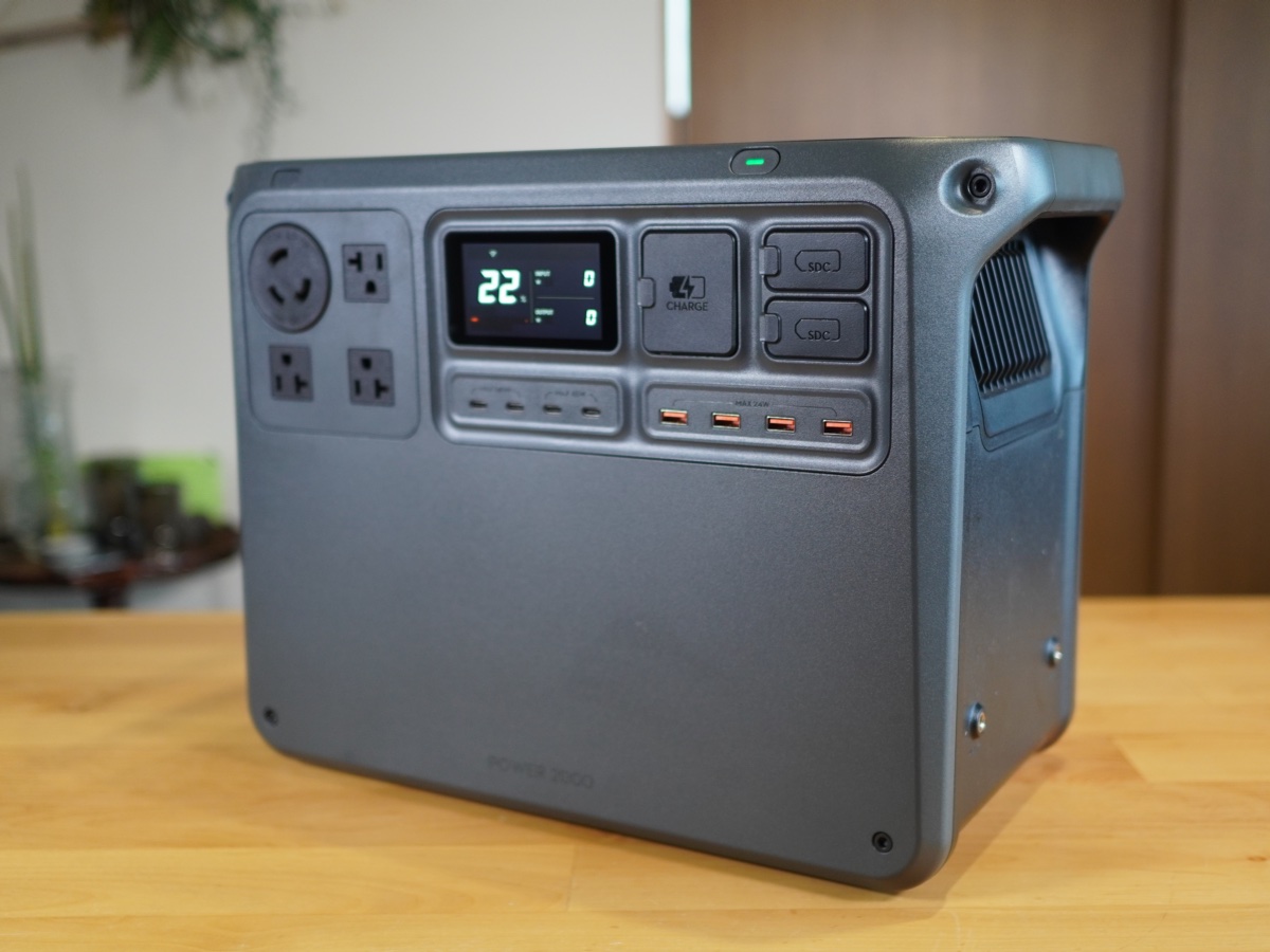 DJIポタ電「Power2000」は家庭内常設にも便利 アップデートでさらに