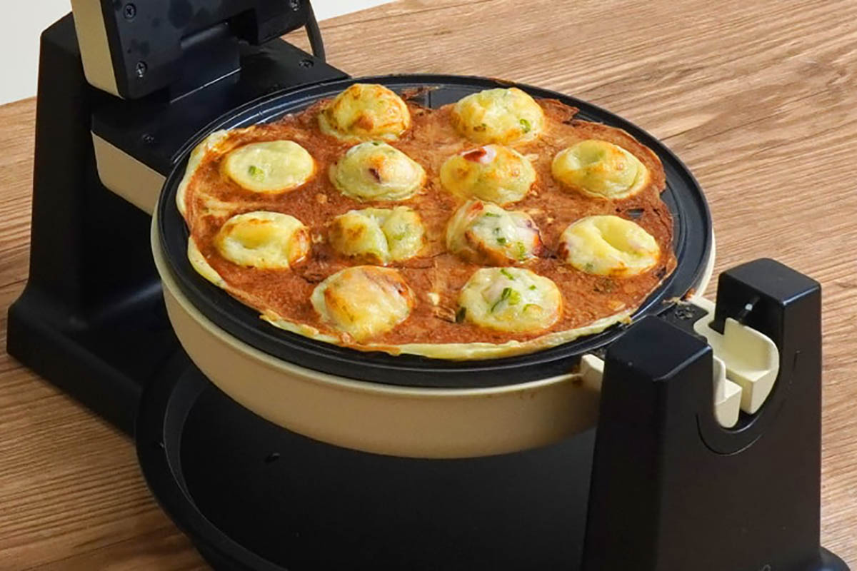 THANKO ぐるり庵 ホットプレート サンコー、たこ焼き5分でできるプレート 1回ひっくり返すだけ - 家電 Watch
