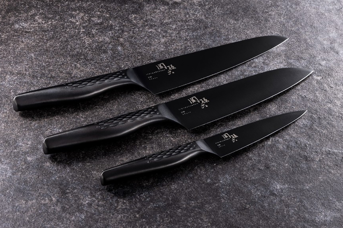 貝印から漆黒の包丁 チタンコーティング - 家電 Watch