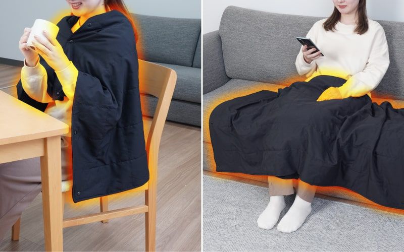 新品！パリーゲイツ 高性能ヒーター内蔵ブランケット 新品パーリーゲイツneoheat高性能ヒーター内蔵ブランケット