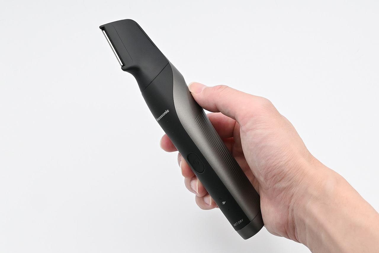 脱毛・除毛 Panasonic ER-GK83 パナソニック ER-GK83-S ボディトリマー 1枚刃 AC100V-240V ダーク