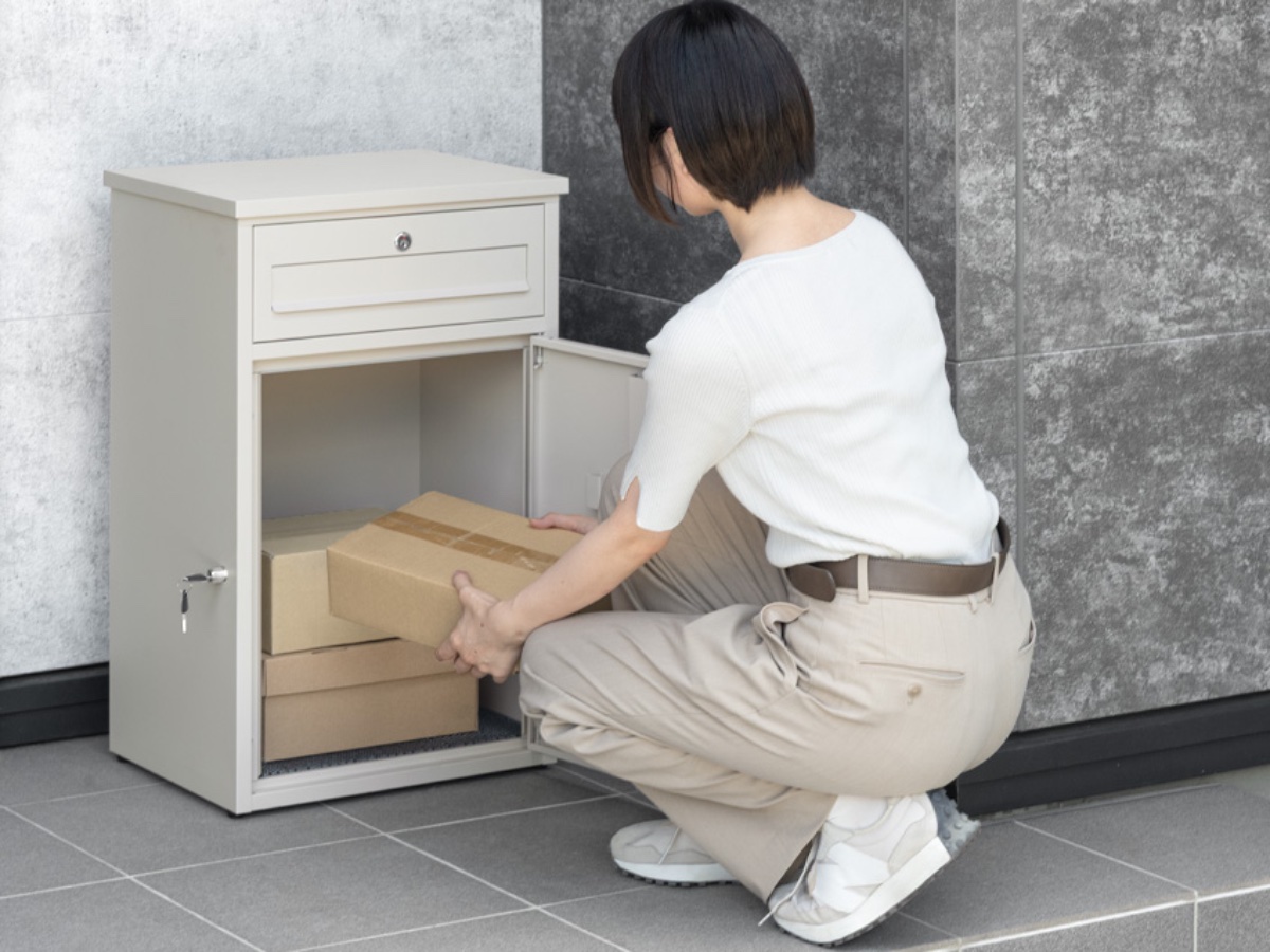 コンパクトなポスト一体型宅配ボックス、タンスのゲン - 家電 Watch