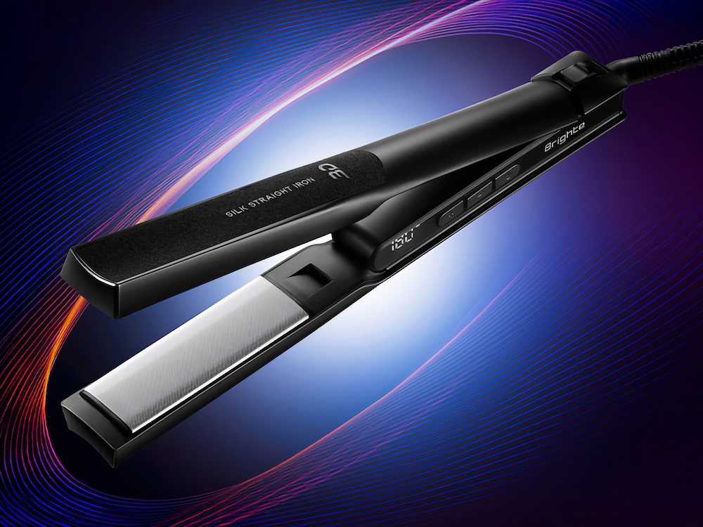 ヘアアイロン ブライト Brighte Aiロボティクスのヘアアイロン、根元のボリュームや毛先ワンカールも