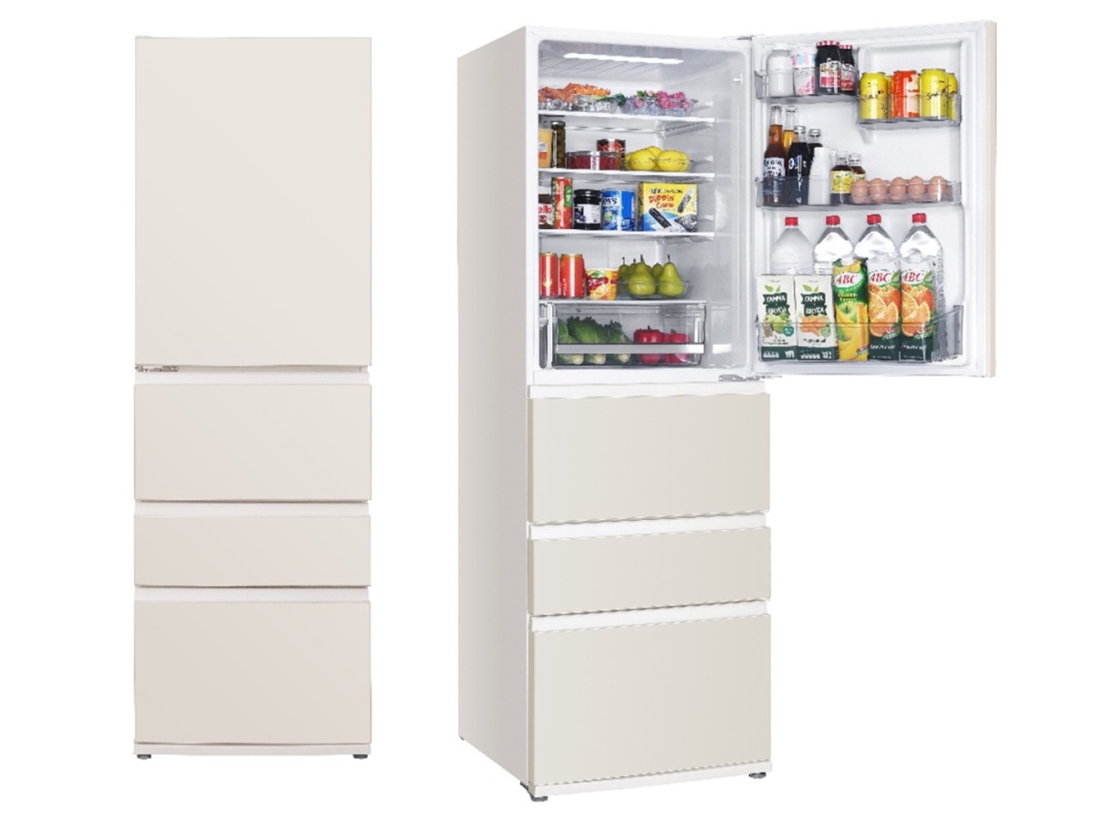 ヤマダ、すっきり収納しやすい4ドア冷蔵庫 - 家電 Watch
