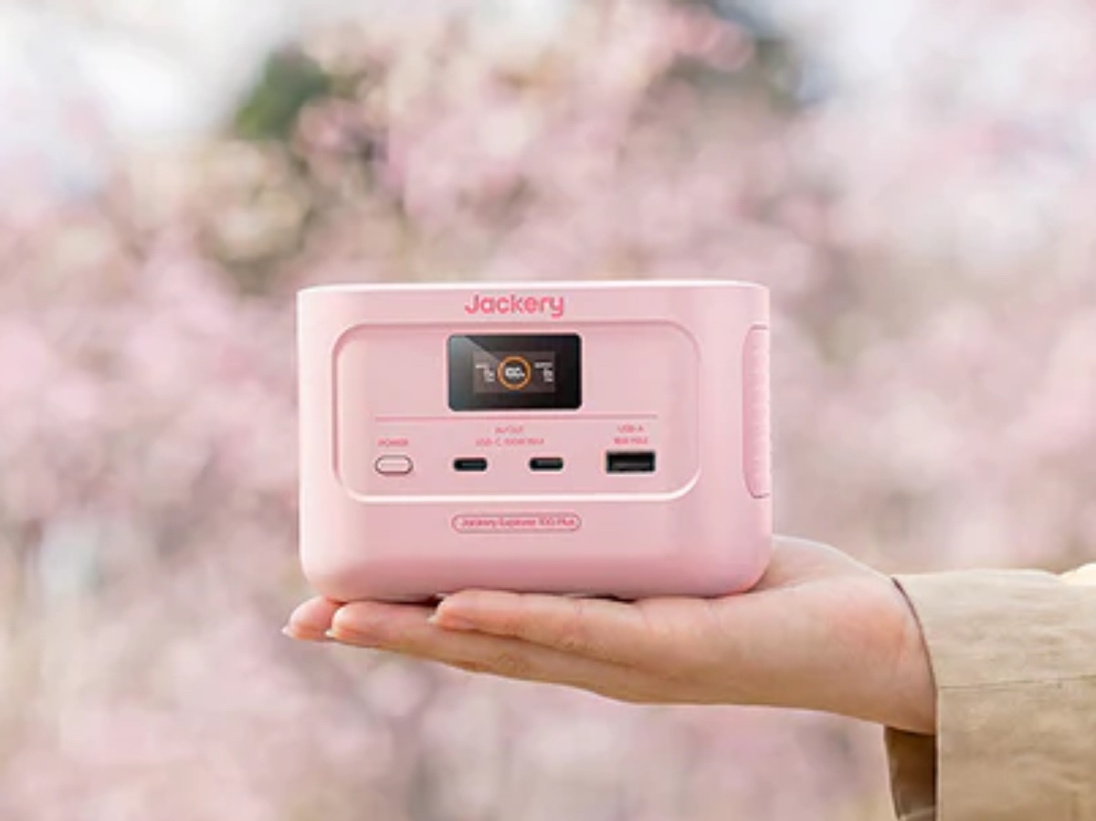 Jackery、限定色ピンクの小型ポータブル電源 - 家電 Watch