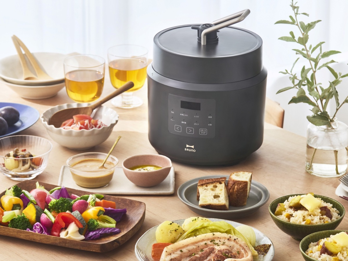 BRUNO、小さく置きやすい電気圧力鍋 角煮やカレー簡単に - 家電 Watch
