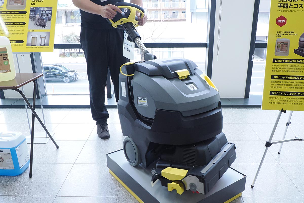 ケルヒャーは清掃を「コストではなく投資」へ 新社長が業務用洗浄機