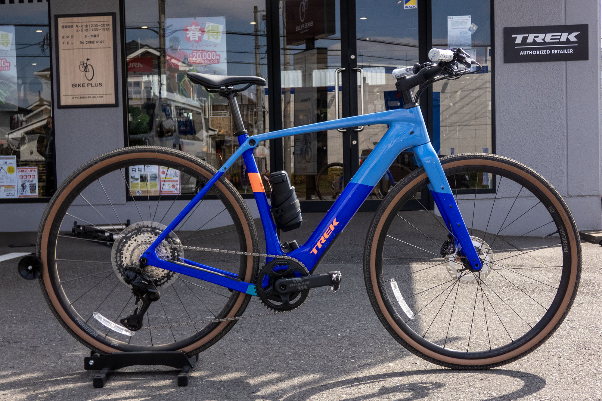 e-bike日々徒然】トレックのグラベルロードe-bike「Checkpoint」実車を