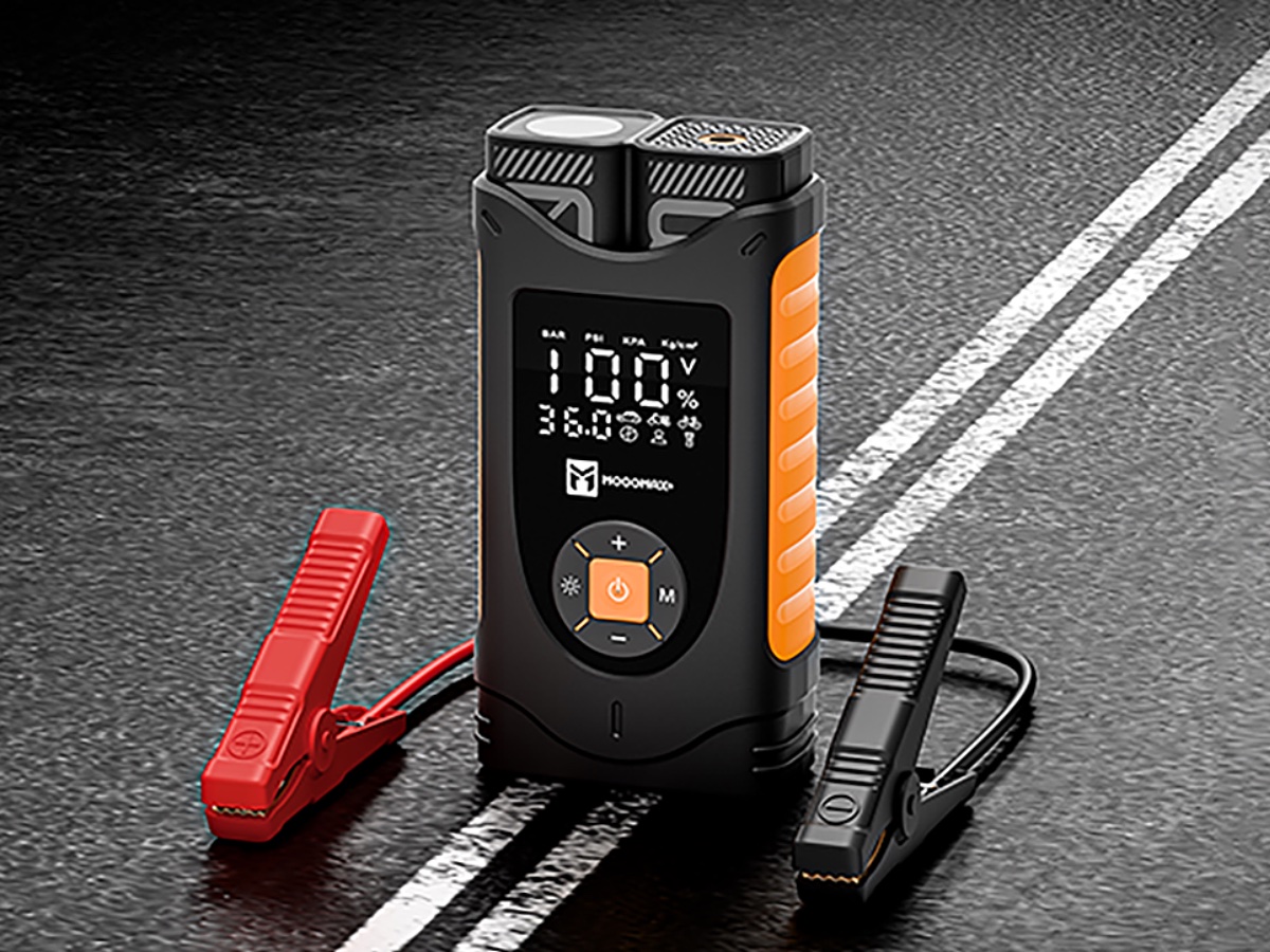 車のジャンプスターター付き空気入れ スマホ充電も - 家電 Watch