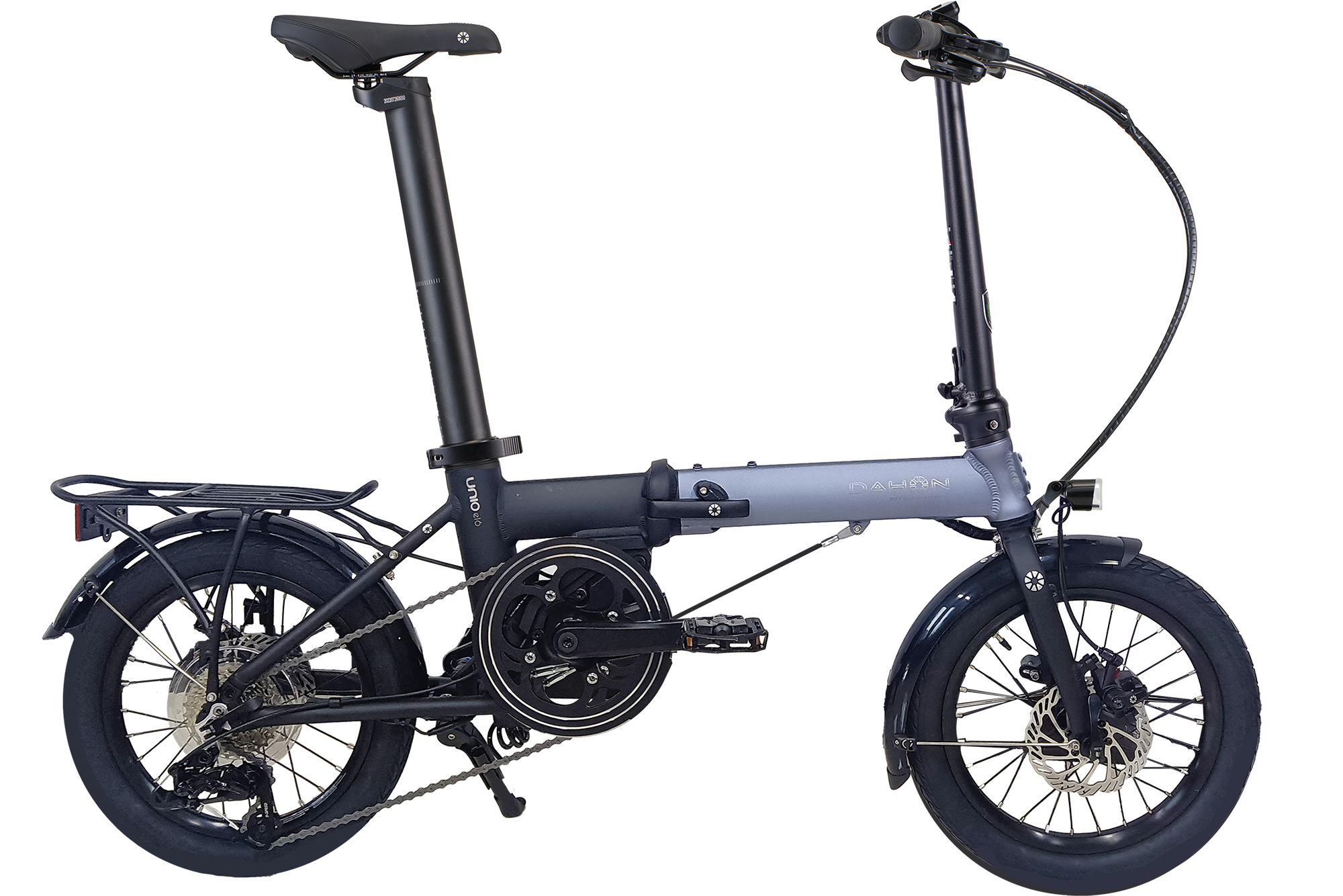 ダホン折りたたみe-bike シートポスト内蔵バッテリーで125km走る