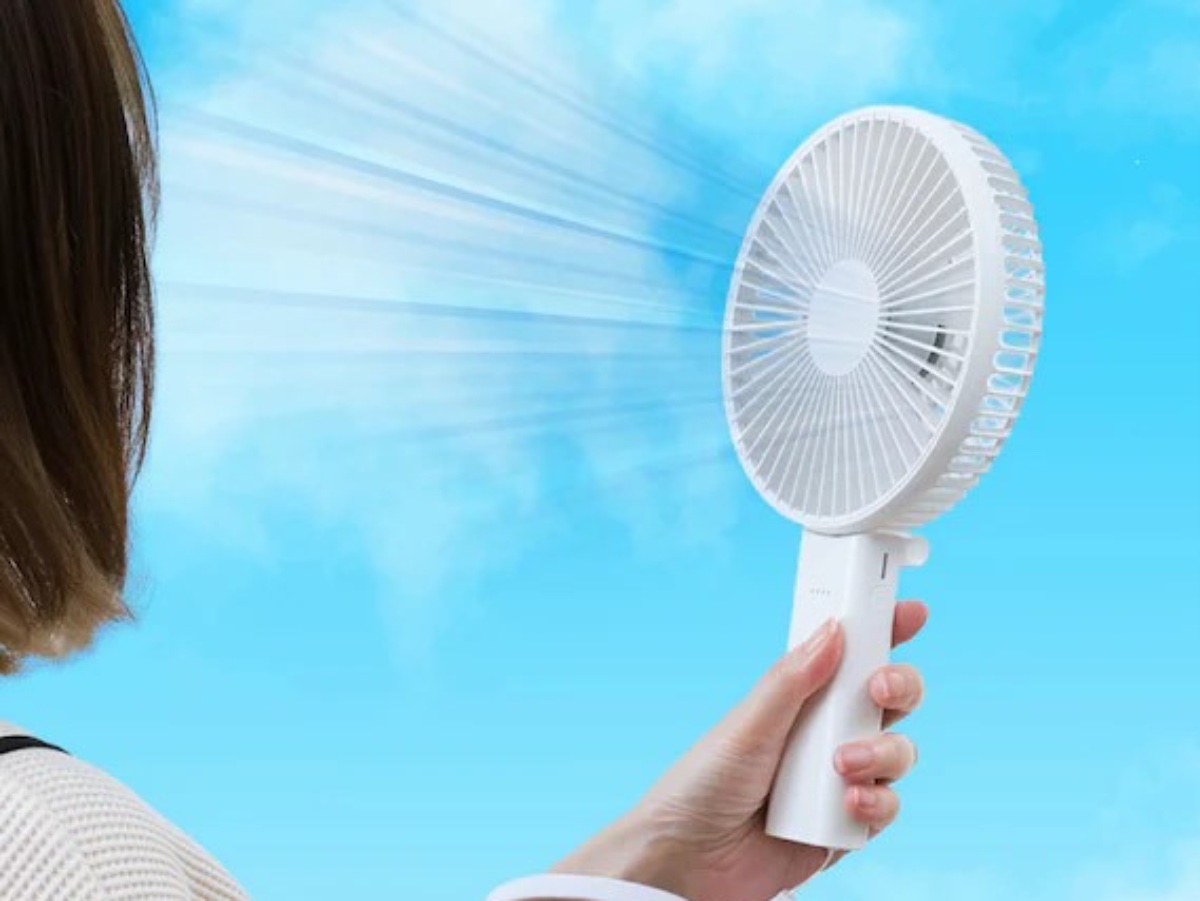ニトリ最大のハンディファン、大風量で長持ち - 家電 Watch