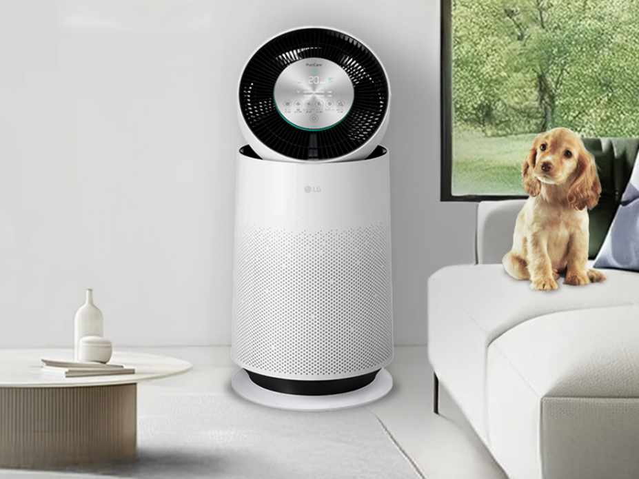 LG PuriCare Pet ペットモード搭載空気清浄機 ホワイト LG、ペット特化の空気清浄機 抜け毛の集塵量が約30倍に - 家電 Watch