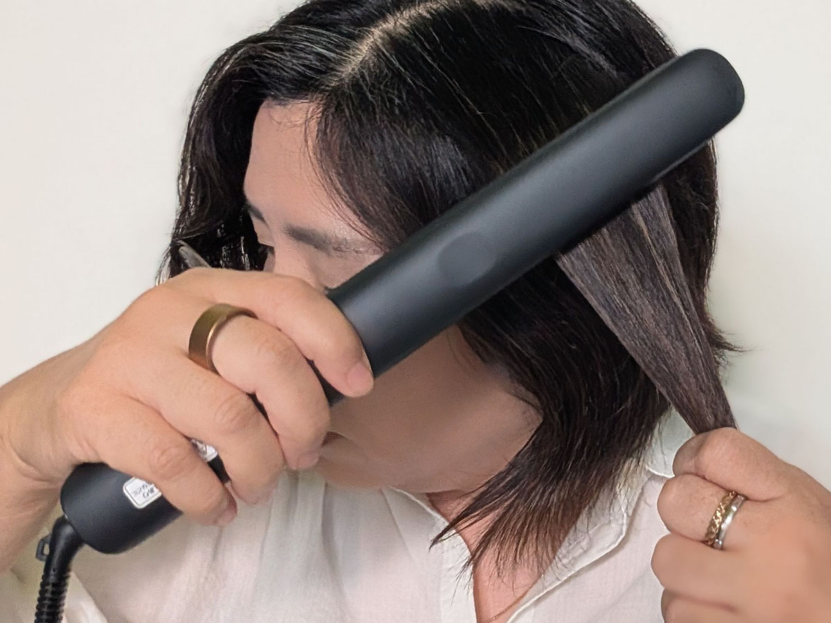 人気ヘアアイロン比較 ReFa・パナソニック・KINUJOで8時間後の髪ここ