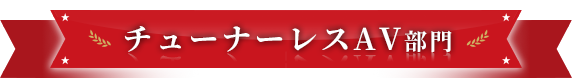 チューナーレスAV家電