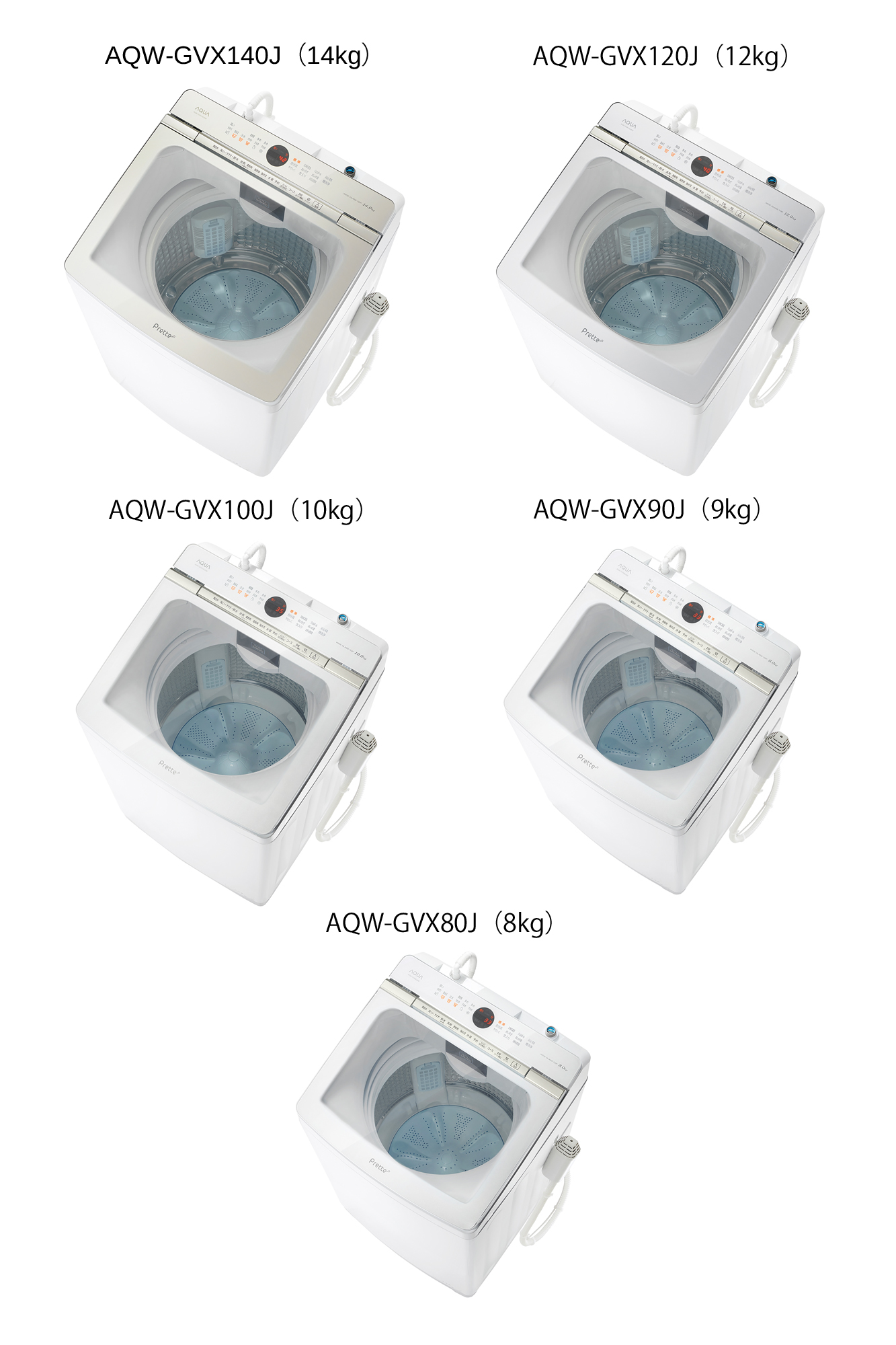 春夏新作 ECカレントアクア AQUA AQW-VA12N-W ホワイト Prette 全自動洗濯機 上開き 洗濯12kg  smartdevelopment.nl