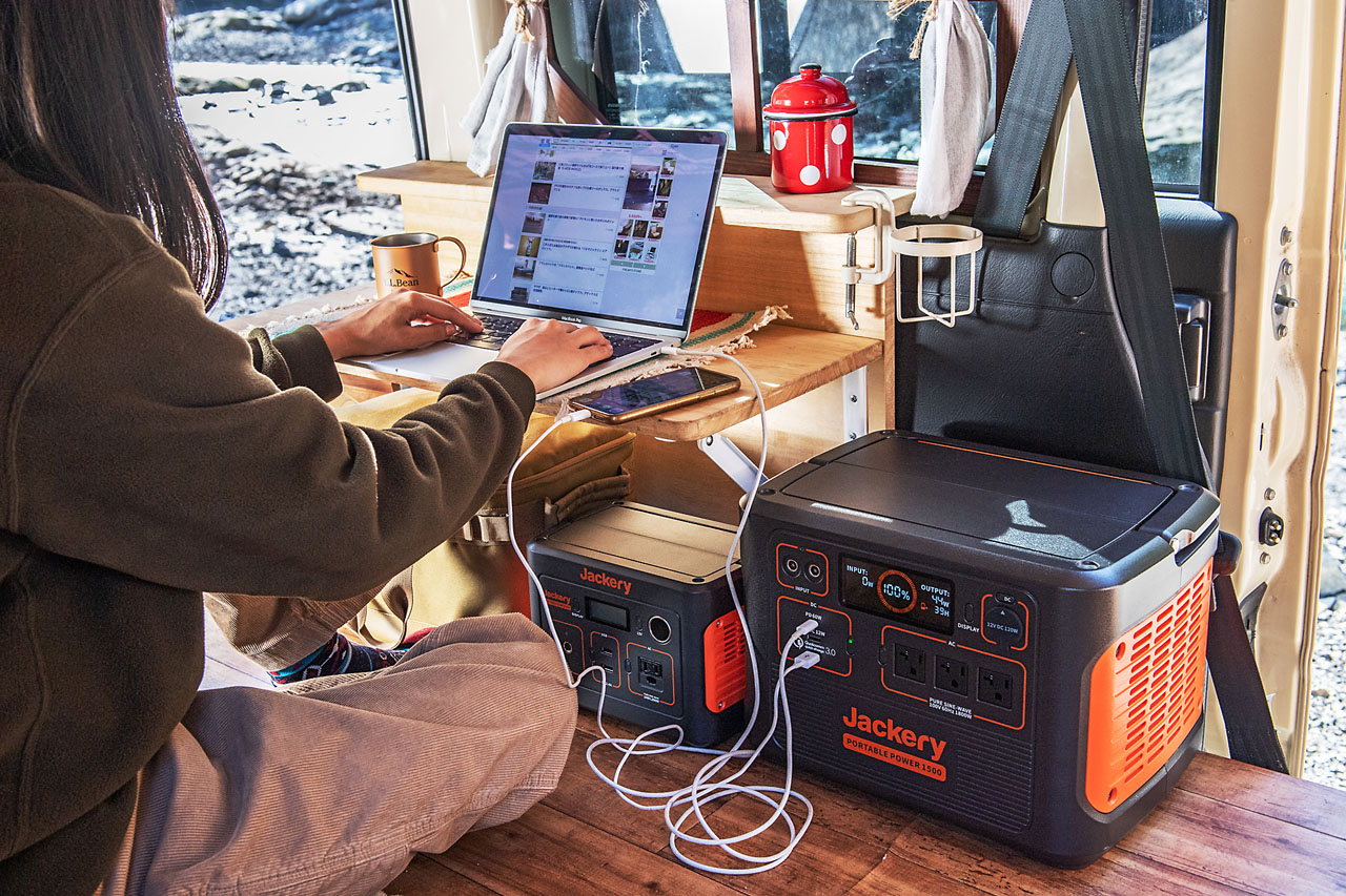 ブランド品専門の Ｊａｃｋｅｒｙ ポータブル電源 １５００